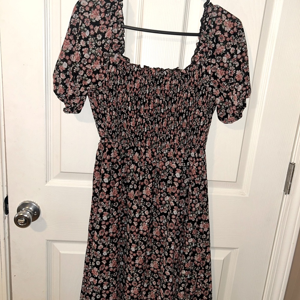 Floral Short Summer Dress